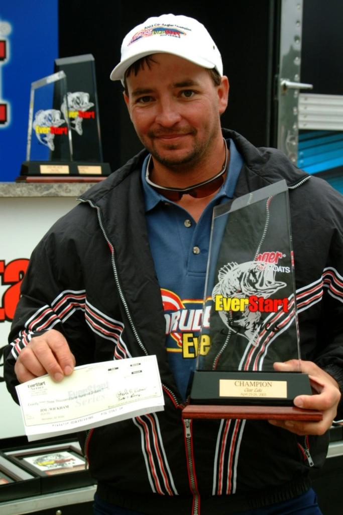 Image for Wickham wins Co-angler Division at Clear Lake
