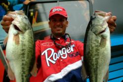Pro Gary Paris of Emory, Texas, reeled in a two-day catch of 29 pounds, 12 ounces to grab the second overall qualifying position heading into tomorrow