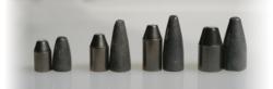 Tungsten weights are, on average, 30 percent smaller than their lead counterparts.