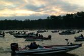 Anglers await the start of takeoff.