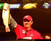 Co-angler Greg Gulledge of Monticello, Ark., placed second at Kentucky Lake with five bass weighing 16 pounds, 3 ounces.