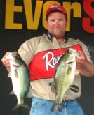 Pro Mark Lamb of West Palm Beach, Fla., is in fifth place with 16 pounds, 1 ounce.
