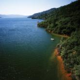 The shore of Lake Oroville