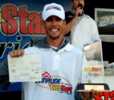 Paul Bailey of Agoura Hills, Calif., won $4,850 for his first EverStart co-angler title.