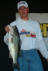 Bryan Thrift of Shelby, N.C., used a healthy 8-pound, 11-ounce catch in the semifinals to grab first place overall in the Co-angler Division and put some distance between himself and his fellow competitors heading into Saturday's finals.