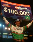 Tokyo's Toshinari Namiki took home a $100,000 win in Wal-Mart FLW Tour competition at the Ouachita River.