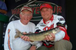 Scott Steil and William Brewer brought in one walleye that weighed 3 pounds, 9 ounces.