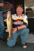Chris Gilman caught one walleye that weighed 3 pounds, 6 ounces.