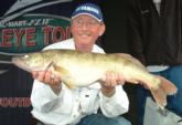Tim Flynn displays his 10 pound, 8 ounce Lake Erie catch.