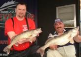 Russell McDonald and Daniel Maix brought in five walleyes that weighed 36 pounds, 5 ounces.