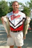 Wheeler Lake expert  Jonathan Newton is the only top-10 pro who did not fish Guntersville on day one.
