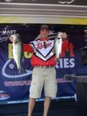 Pro Anthony Gagliardi of Prosperity, S.C., is in fourth place with 15 pounds, 15 ounces
