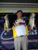 Pro Jared Parmerof Roanoke, Ala., is in fourth place with 11 pounds, 6 ounces.