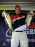 Pro Craig Powers of Rockwood, Tenn., is in second place with 12 pounds, 4 ounces.