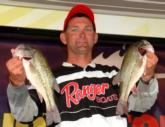 Pro Chris Baldwin of Lexington, N.C., caught a limit weighing 13 pounds, 1 ounce for third place in the Pro Division.