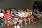 The top 10 All-American boaters and co-anglers assemble after the day-one weigh-in.