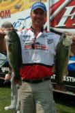 Pro Todd Faircloth placed second with a weight of 18-15 on day one of the Chevy Open.