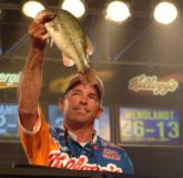 Clark Wendlandt earned $100,000 for finishing second with a final-round total of 10 bass weighing 30 pounds, 5 ounces.