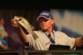 From zero to hero: Co-angler Rick Parnell of Castleberry, Fla., is in sixth place with a two-day total of 6 pounds, 13 ounces.