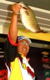 Pro Kota Kiriyama of Birmingham, Ala., placed third in the EverStart Series event on the Detroit River with 10 bass weighing 37 pounds, 1 ounce,  worth $8,650.