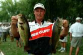 Rick Taylor of Holland, Mich., grabbed the third position for the pros with a limit weighing 14 pounds, 10 ounces.