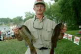Richard Conrad of Eau Claire, Wis., caught a five-bass limit weighing 12 pounds, 3 ounces to lead the Co-angler Division.