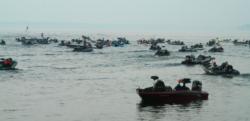 Some 168 boats made the long trek to fish the final Northeast Division event of the season at bountiful Lake Champlain.