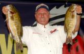 Pro Mitch Pierson of Newton, N.J., placed third with a limit of smallmouths weighing 17 pounds, 4 ounces.