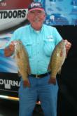 Dwight Ameling leads the co-angler pack after day two with an accumulated weight of 32-13.