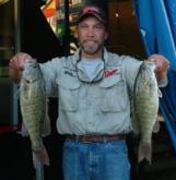 Michigan pro Mike Webber ended day one in the fifth spot with a limit weighing 12 pounds.