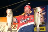 Pro Roy Hawk of Salt Lake City, Utah, shot into the top-10 with a five-bass limit weighing 14 pounds, 4 ounces to claim sixth place with a two-day total of 18 pounds even.
