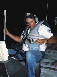 John Hope spent countless hours during the day and night on numerous lakes tracking selected bass.