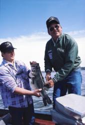 During his study, John Hope caught and released many of the bass that had been fitted with transmitters, many of which exceeded 10 pounds.