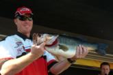 Pro Greg Vinson of Wetumpka, Ala., caught the day's biggest bass: a perfect 10.