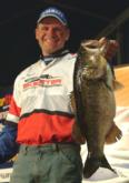 Sean Hoernke earned $750 for the Snicker's Big Bass award in the Pro Division thanks to this 8-pound, 13-ounce largemouth.
