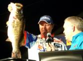 Seventh-place pro Chad Grigsby caught 10 bass weighing 24-14 in the opening round.