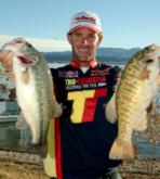 Pro Matt Newman landed in second place with 13-pound, 8-ounce limit.
