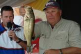 Fred Ward of Phoenix caught two keepers weighing 5 pounds, 12 ounces Saturday and finished with a final weight of 12-3. He finished in fourth place on the pro side.