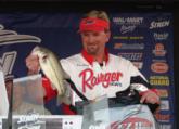 Jimmy Reese of Witter Springs, Calif., caught one fish worth 1 pound, 13 ounces and dropped to finish in fifth place with a final total weight of 11-10.