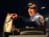 Tim Carroll only hit one of his five fishing holes on day one.