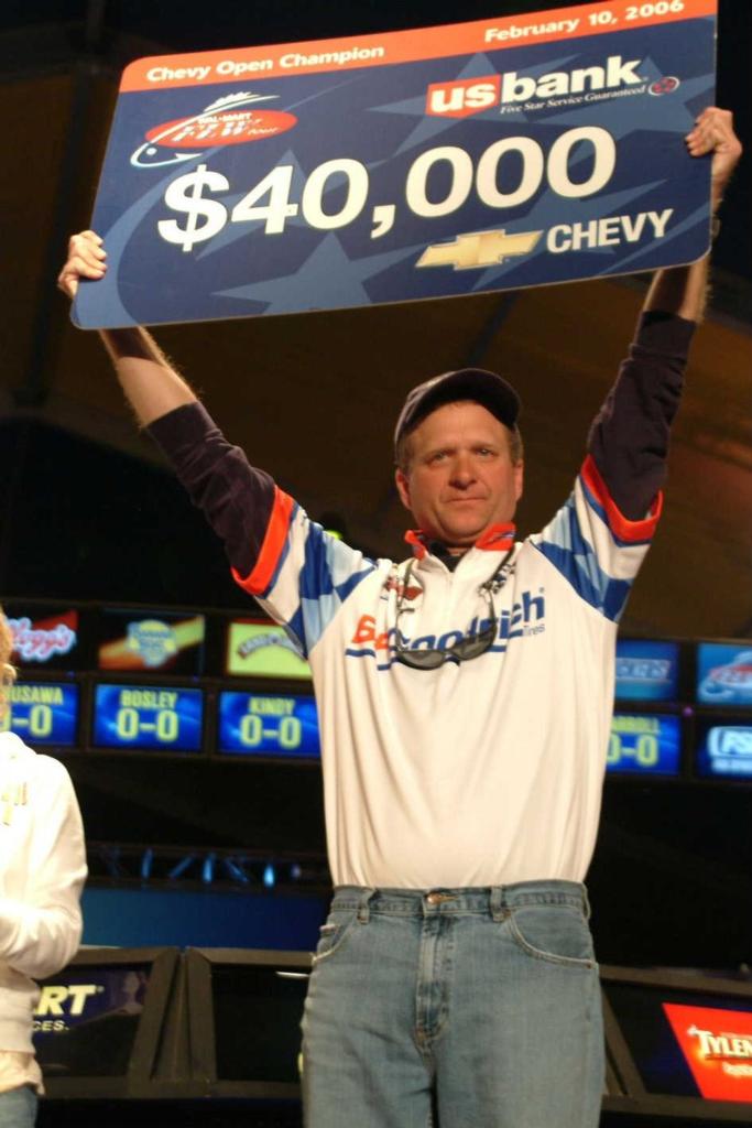 Image for Down the homestretch, Ward wins Chevy Open co-angler title