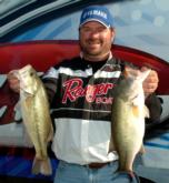 David Curtis of Trinity, Texas, placed fifth for the pros with a limit weighing 14 pounds, 3 ounces.