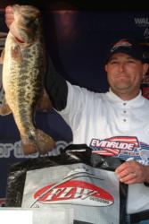 Co-angler Jason Billmaier of Las Vegas used a 19-pound, 3-ounce stringer in the finals to finish in the runner-up position at Clear Lake.
