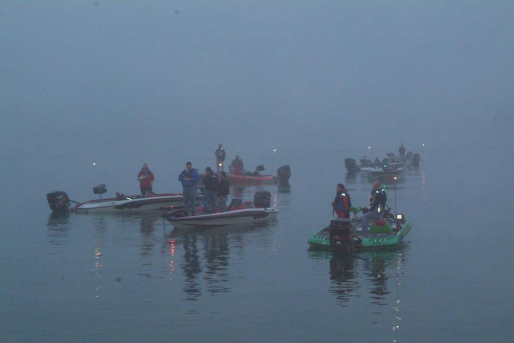 Image for Fog delay on Lake Lanier
