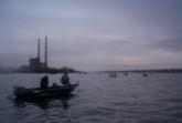 Anglers get to work on the walleye-rich waters of the Detroit River. 