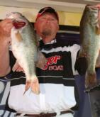Pro Sam Bass of Section, Ala., is in second with 20-13.