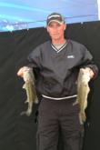 Anthony Hawkins of Pell City, Ala., leads the Co-angler Division of the Southeastern Stren Series event on Lake Eufaula with a two-day total of 19 pounds, 9 ounces.