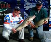Dustin Kjelden and Cary Lodl caught a five-walleye limit weighing 25 pounds, 12 ounces on day two.