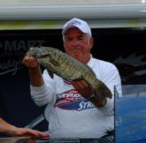 Ronnie Bickham caught three nice bass on day four that weighed 8 pounds, 1 ounce. Beckham