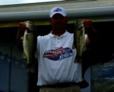 Bill Gift caught the heaviest sack among the co-anglers on day four. Gift
